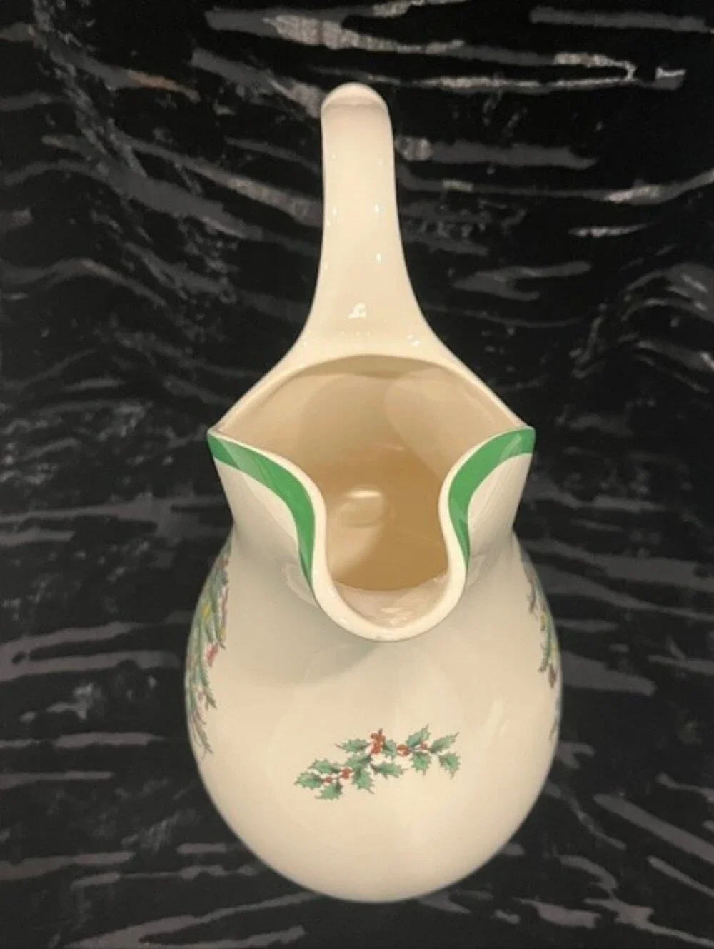 Vintage Spode England Christmas Tree 48oz Pitcher Large Jug S3324 J 1985 EUC